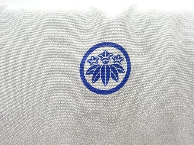  騎馬武者模様紋付男児着物